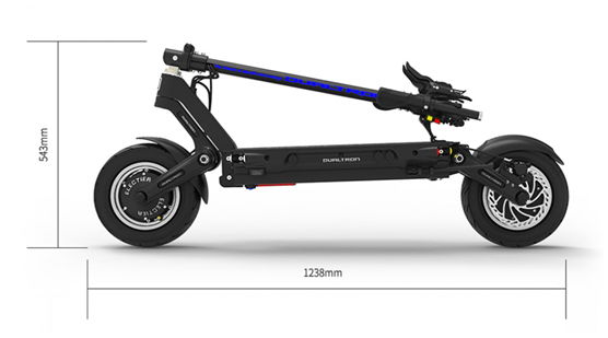 dualtron escooter dimensions