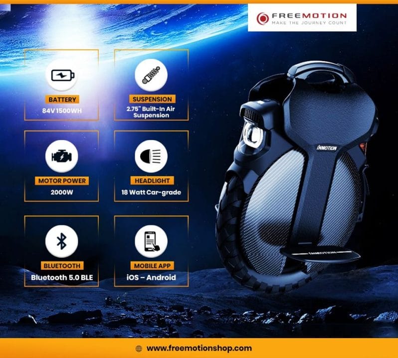 inmotion v11 electric unicycle specs