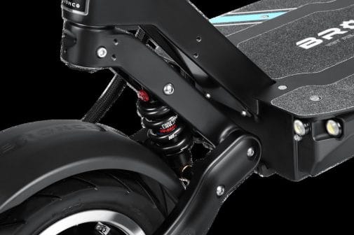 bronco xtrem 11 sport edition electric scooter front suspesion