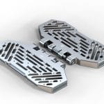 kingsong s18 silver spiked cnc pedals