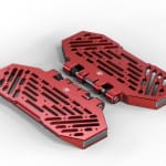 kingsong s18 red spiked cnc pedals