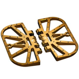 gold spike cnc pedals for kingsong s18 electric unicycle