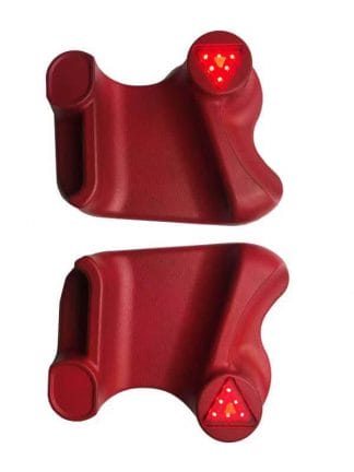 pair of jump pads with red light for electric unicycle red