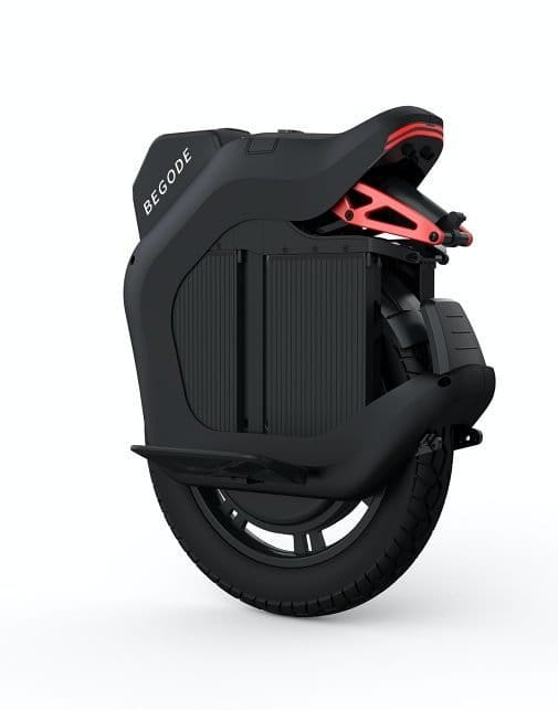 begode hero 19-inch electric unicycle with integrated suspension