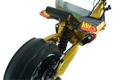 blade 10 pro limited electric scooter rear suspension gold