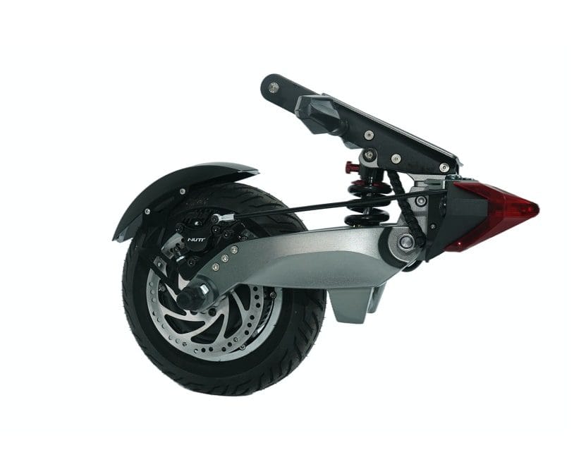 edited blade limited 10 inch 60V electric scooter titanium color rear suspension-min