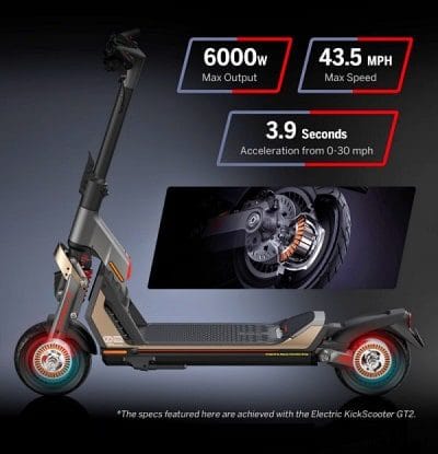 segway gt2 integrated suspension max speed
