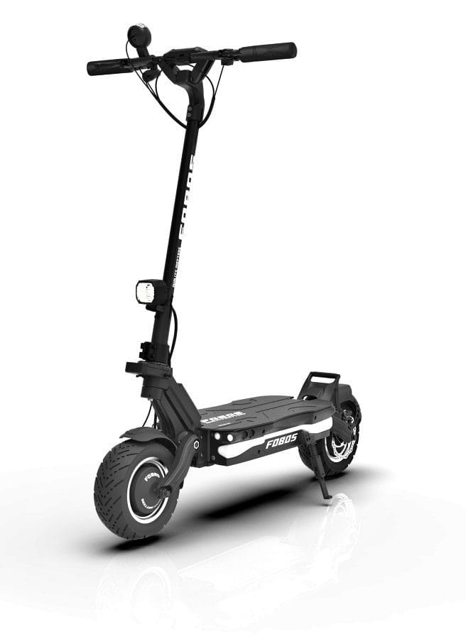 fobos model x 11 inch dual motor electric scooter with front head light