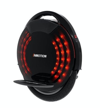 inmotion v8f 16-inch electric unicycle with side rgb lights-min