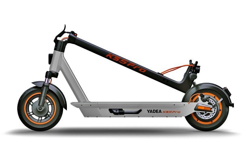 yadea ks5 pro electric scooter foldable white-min