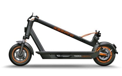 yadea ks5 pro electric scooter front suspension white 1-min