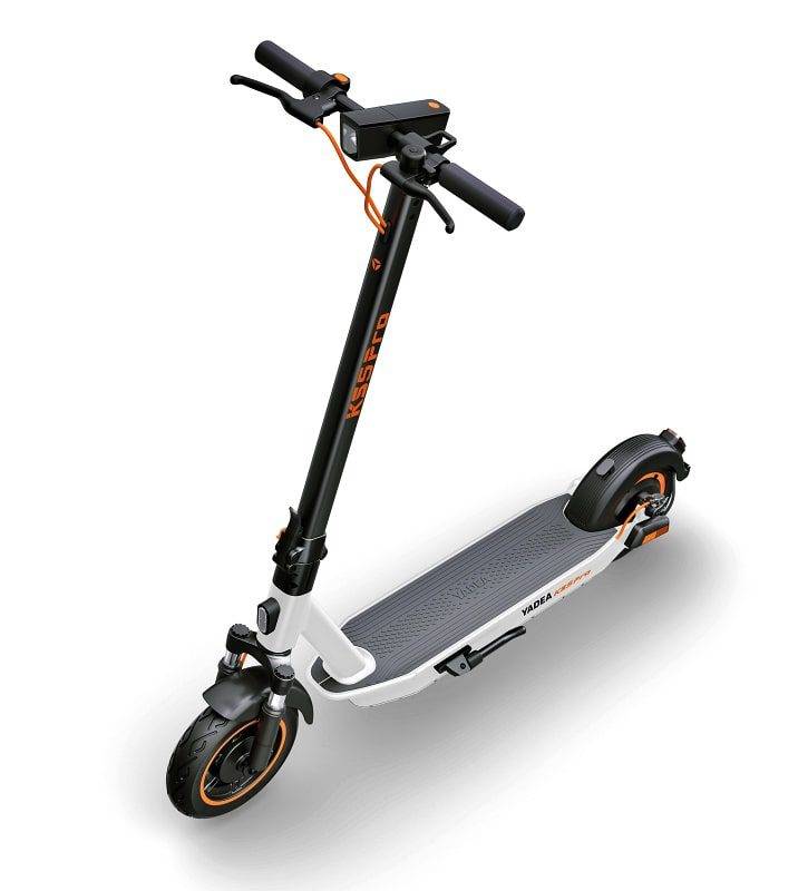 yadea ks5 pro electric scooter front suspension white-min