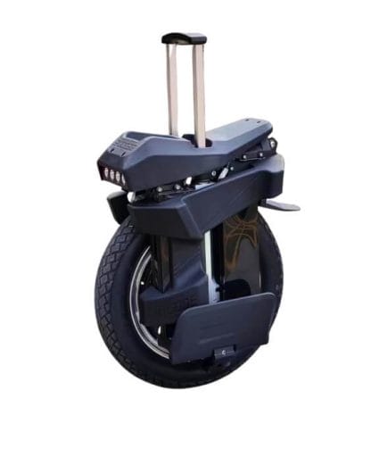 begode t4 electric unicycle with suspension with throlley handlebars