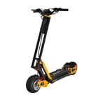inmotion rs fast dual motor electric scooter in gold and black color